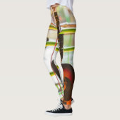 Schöne akustische Gitarre Leggings (Links)