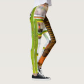 Schöne akustische Gitarre Leggings (Rechts)