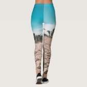 Schöne akustische Gitarre Leggings (Rückseite)