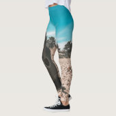 Schöne akustische Gitarre Leggings (Links)