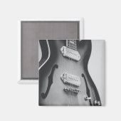 Schöne akustische Gitarre Magnet (Vorderseite/Rückseite)