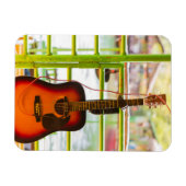 Schöne akustische Gitarre Magnet (Horizontal)