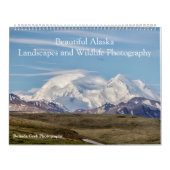 Schöne Alaska Landschaft & Wildlife Fotografie Kalender (Titelbild)