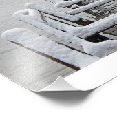 Schöne Alben Odde Winter! Fotodruck (Ecke)