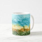 Schöne Alcohol-Ink-Kaffeetasse Kaffeetasse (VorderseiteRechts)
