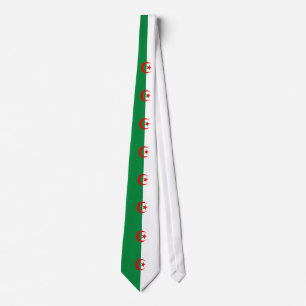 Schöne algerische Flagge Krawatte
