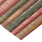 Schöne alte Buchstäbchen (Sage, Beige, Rose) Kurzer Tischläufer (Ecke)