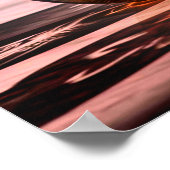 Schöne alte Glasflaschen schwarzer Hintergrund Wan Poster (Ecke)