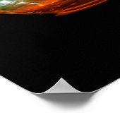 Schöne alte Glasflaschen schwarzer Hintergrund Wan Poster (Ecke)