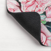 Schöne alte rosa Rosen Computer-Mauspad Mousepad (Ecke)