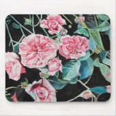 Schöne alte rosa Rosen Computer-Mauspad Mousepad (Vorne)