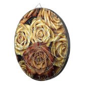 Schöne alte Rose Dartscheibe (Vorderseite rechts)
