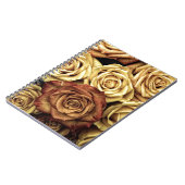 Schöne alte Rose Notizblock (Linke Seite)