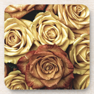 Schöne alte Rose Untersetzer