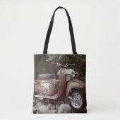 Schöne alte Scooter Custom All-Over-Print Tote-Tas Tasche (Vorderseite)