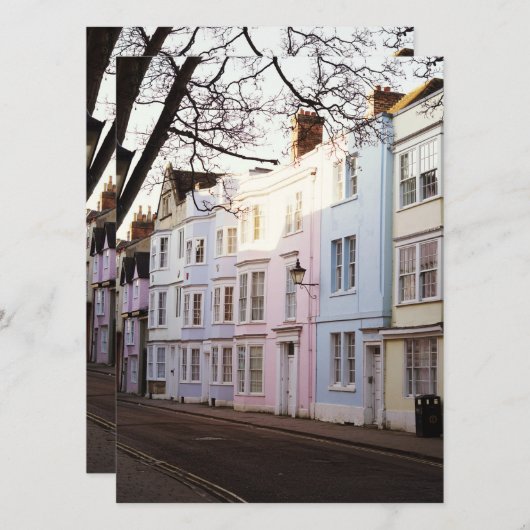 Schöne alte Stadthäuser (Vorne/Hinten)