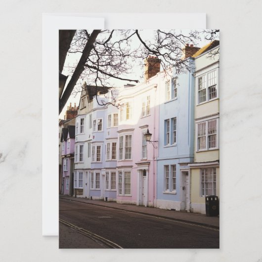 Schöne alte Stadthäuser (Vorderseite)