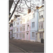 Schöne alte Stadthäuser Aufkleber (Vorderseite)