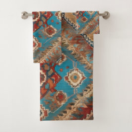 Schöne alte türkische Muster TrendCollection Badhandtuch Set