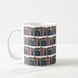 Schöne alte Vintage Bücher, Buchstäbchen Kaffeetasse