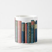 Schöne alte Vintage Bücher, Buchstäbchen Kaffeetasse (Mittel)
