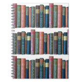 Schöne alte Vintage Bücher, Buchstäbchen Notizblock (Vorderseite)