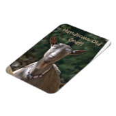 Schöne alte Ziege Magnet (Linke Seite)