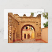 Schöne Altstadt von Marrakesch Postkarte (Vorne/Hinten)