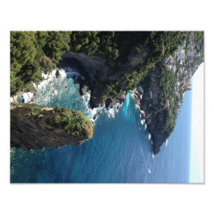 Schöne Amalfi-Küste, Praiano, Italien Fotodruck