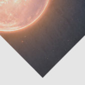 Schöne amerikanische Frau am Himmel Fullmoon Seidenpapier (Detail)