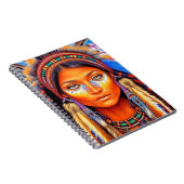 Schöne amerikanische Frau Notizblock (Rechte Seite)