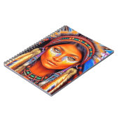 Schöne amerikanische Frau Notizblock (Linke Seite)