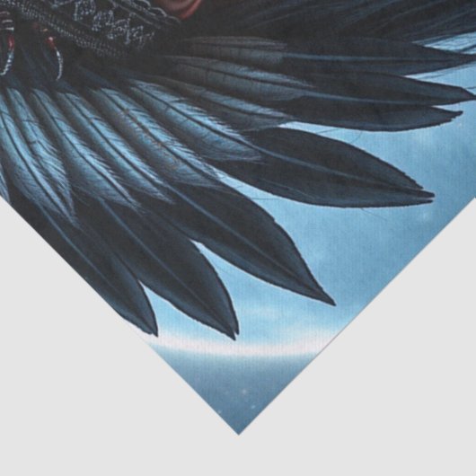 Schöne amerikanische Frauen-Himmelsstars Seidenpapier (Detail)