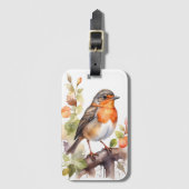 Schöne amerikanische Robin Bird-Farbe Gepäckanhänger (Vorderseite Vertikal)