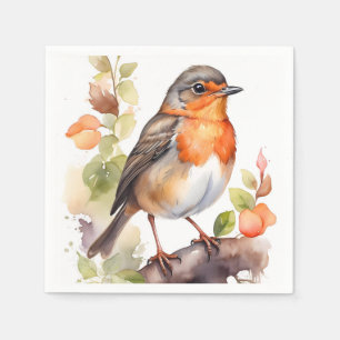 Schöne amerikanische Robin Bird-Farbe Serviette