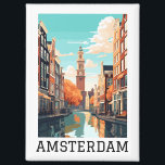 Schöne Amsterdam Netherlands Canal Travel Magnet<br><div class="desc">Karo in diesem stilvollen Amsterdamer Magnet,  das die einzigartige Architektur der niederländischen Hauptstadt Amsterdam zeigt. Eine tolle Souvenir- und Reisegeschenkidee für jeden Touristen und Besucher des europäischen Reiseziels. Machen Sie sich selbst und kaufen Sie jetzt.</div>