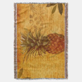Schöne Ananas-Kunst und Kalligrafie Decke (Vorderseite Vertikal)