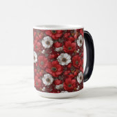 Schöne Anemonen Florale Gratulation Absolvent Verwandlungstasse (VorderseiteRechts)