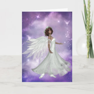 Schöne Angel Design 3 Grußkarte Karte