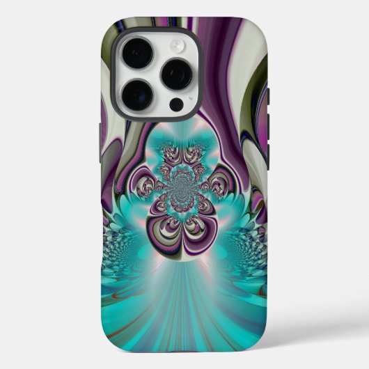 Schöne Angelic Lila und Cyan Abstrakt Print Case-Mate iPhone Hülle (Rückseite)