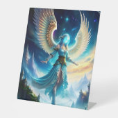 Schöne Angellandschaft Vier Sockelschild (Vorderseite)