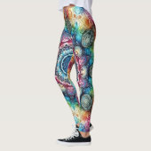 Schöne Angepasste Psychedelic Circles Leggings (Links)