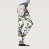 Schöne angesagte romantische Rose-Illustration Leggings (Rechts)