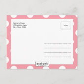 SCHÖNE Ankündigung der modernen Geburt (Rückseite)