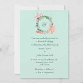 Schöne Ankündigung von Hochzeiten am Strand | Cust