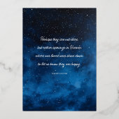 Schöne Ankündigung von North Star Celebration Life (Rückseite)