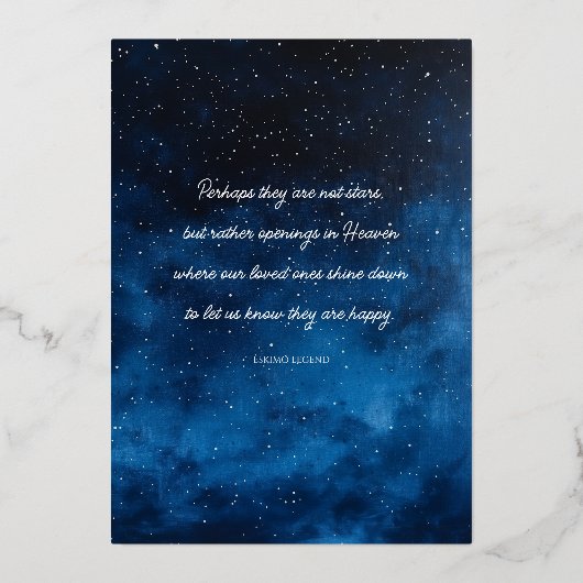 Schöne Ankündigung von North Star Celebration Life (Rückseite)