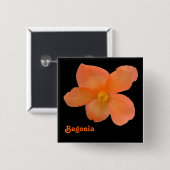 Schöne, anpassbare Schaltfläche für Begonia Button (Vorne & Hinten)