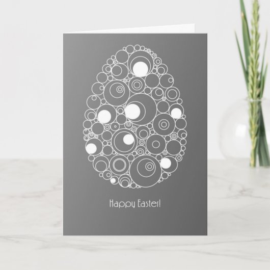 Schöne antike Osterkarte Feiertagskarte (Vorderseite)