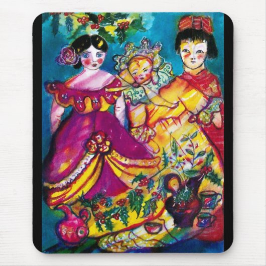 SCHÖNE ANTIKPUPPEN MOUSEPAD (Vorne)